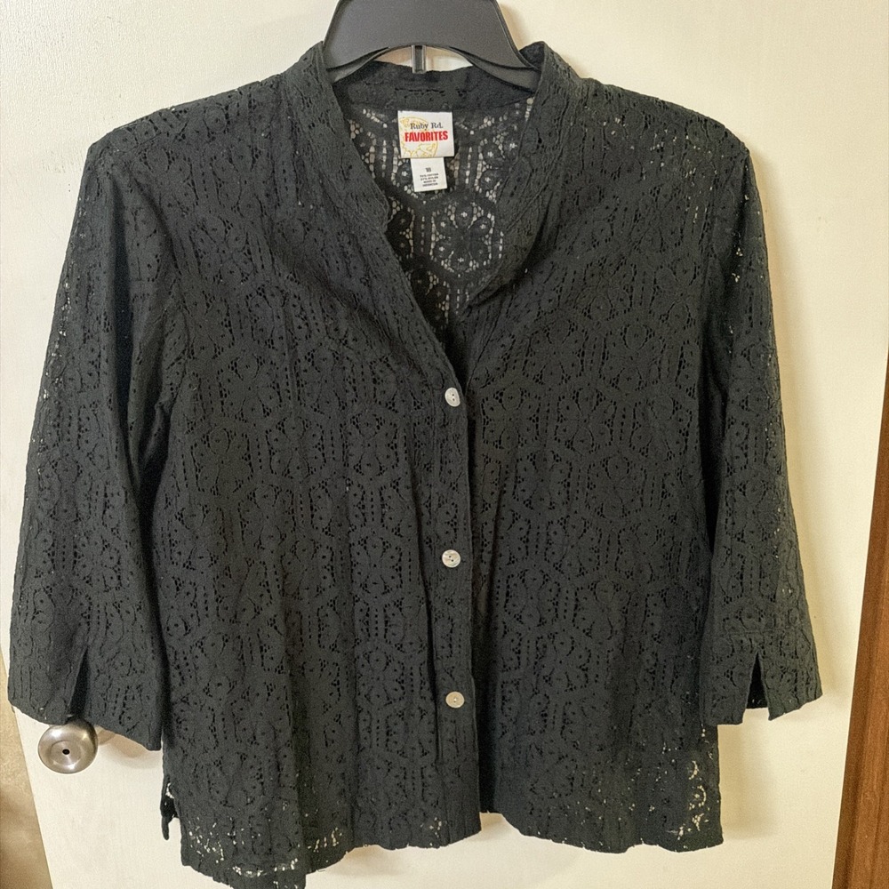 RUBY RD LACE TOP-SIZE 18